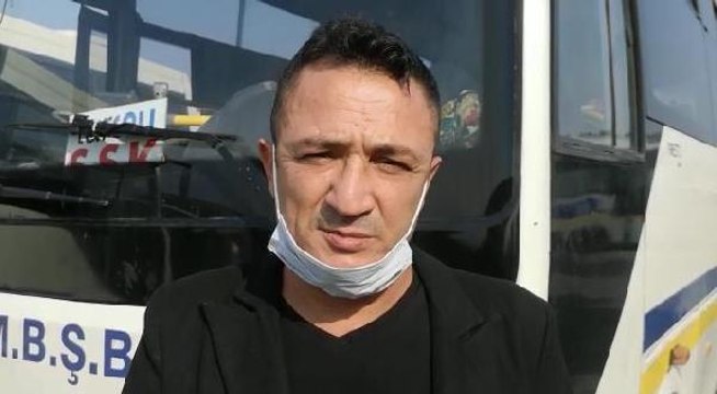 Son dakika: Freni boşalan halk otobüsü, kırmızı ışıkta bekleyen araçlara çarptı; kaza kamerada (2)