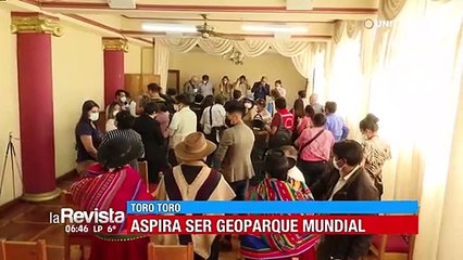 Toro Toro aspira a obtener certificación de la Unesco como un ‘geoparque mundial’