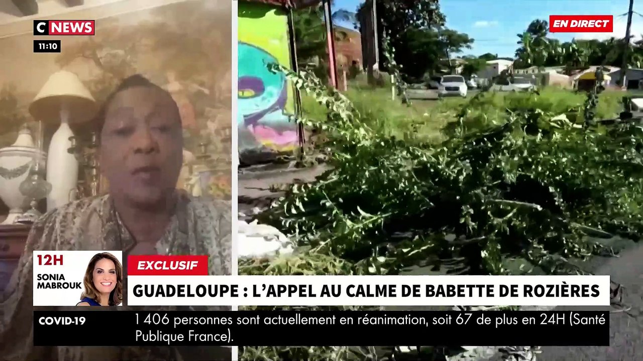 EXCLU - Babette De Rozieres met en garde sur la Guadeloupe: "Ce n'est pas la peine de nous menacer. Quand on nous menace, on devient des guerriers" - VIDEO