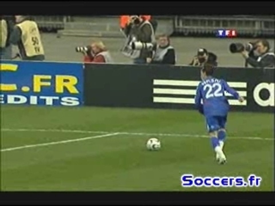 Benzema - France 1 - 0 Autrice - EDF 2006-2007