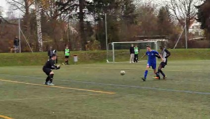 Tor von Issac Mucyo von der JSG Göttingen im Spiel gegen Herzberg