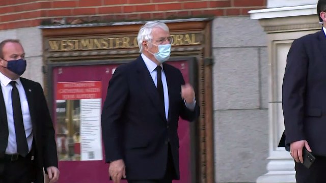 Politicians arrive at cathedral for Amess' funeral