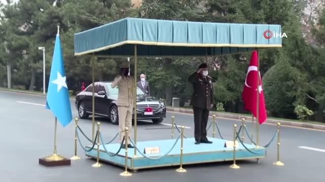 Genelkurmay Başkanı Orgeneral Güler, Somali Genelkurmay Başkanı Tuğgeneral Rage ile görüştü