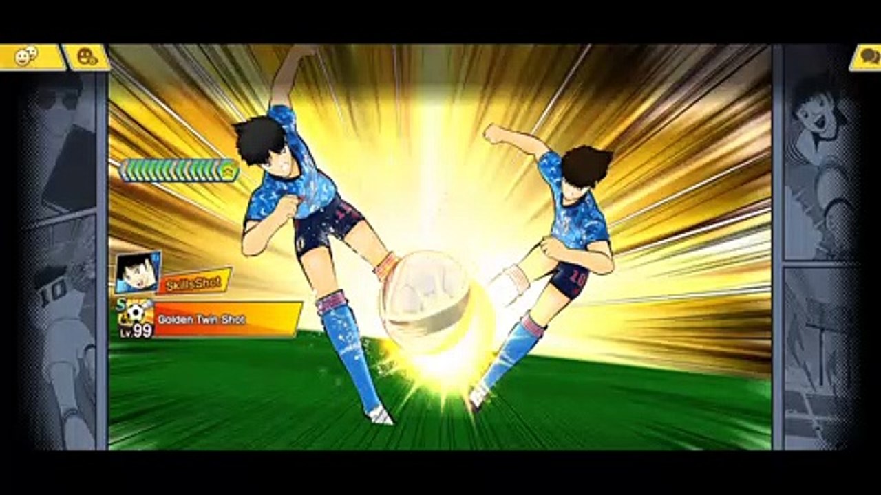 Legendary Golden Twin Shot - Captain Tsubasa Skill