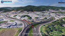 Vídeo mostra como será a nova pista no Elevado do CIC em Florianópolis