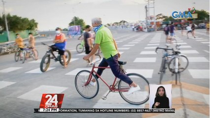 77-anyos na siklista, hinahangaan dahil sa husay sa paggawa ng stunts | 24 Oras