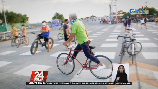 77-anyos na siklista, hinahangaan dahil sa husay sa paggawa ng stunts | 24 Oras