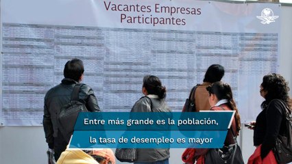 Desempleo, más grave en las grandes ciudades