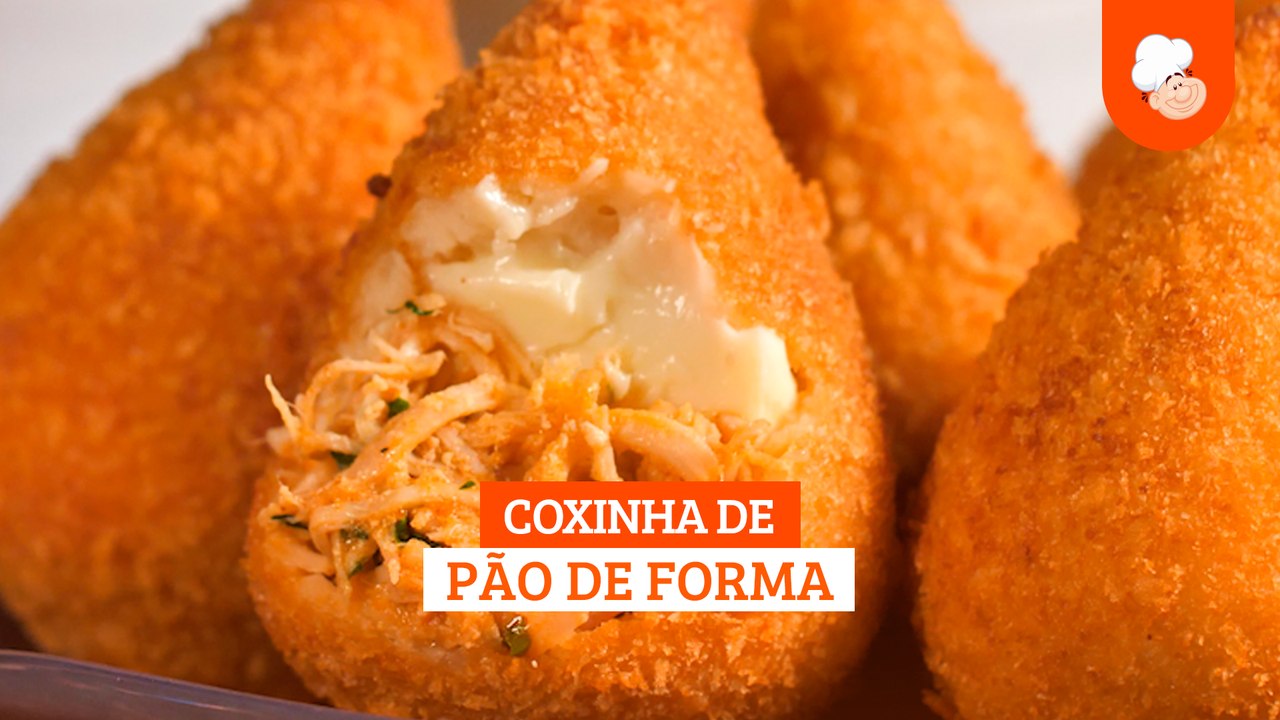 Coxinha de pão de forma