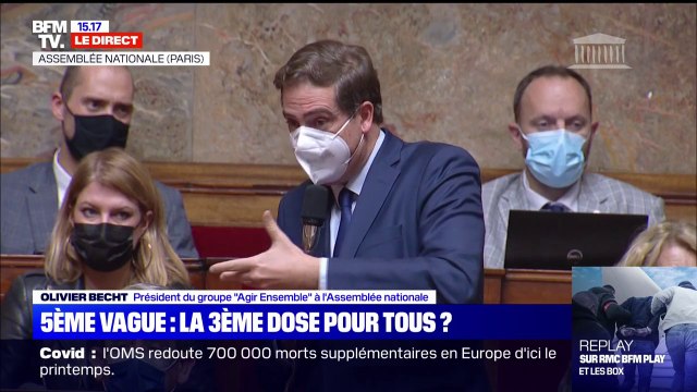 Olivier Becht, (Agir Ensemble) sur la 5e vague: Quelles sont les mesures que le gouvernement envisage ?