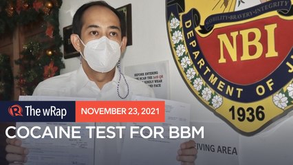 Marcos shows negative drug test, avoids word war with Duterte