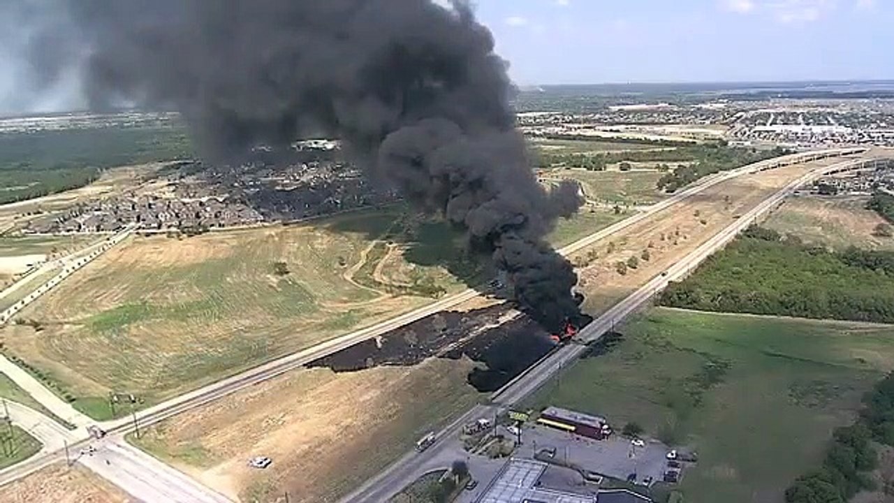 Oil Tanker Explosion and Fire