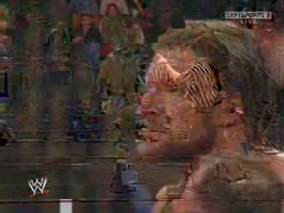 WWE Raw 3.3.08 Triple H vs  Randy Orton 2/2