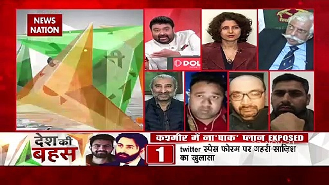 Desh Ki Bahas: Fruits are now being used as weapons in Kashmir: Sushil