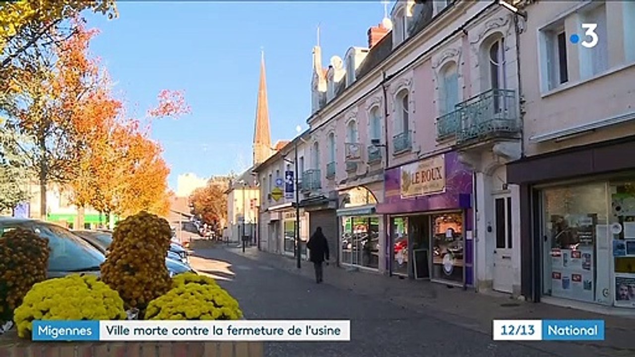 Industrie : à Migennes, opération ville morte contre la fermeture de l'usine