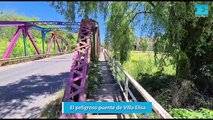 El peligroso puente de Villa Elisa