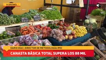 Canasta básica total supera los 88 mil