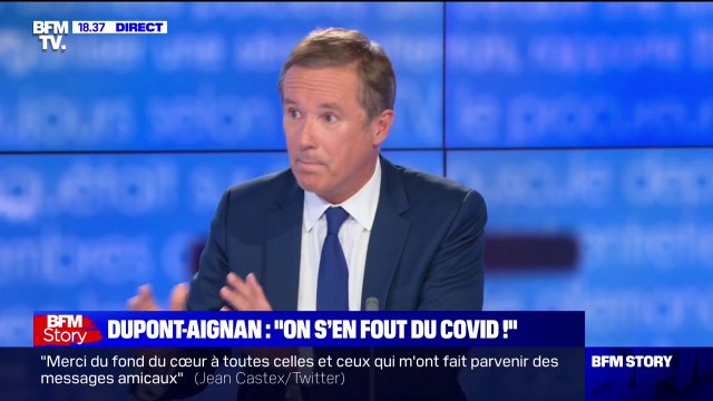 Covid-19: pour Nicolas Dupont-Aignan, c'est une hérésie de faire payer les tests