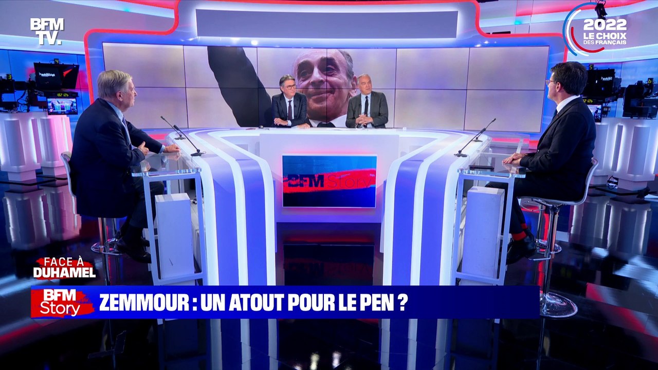 Face à Duhamel Éric Zemmour un atout pour Marine Le Pen ? 23/11
