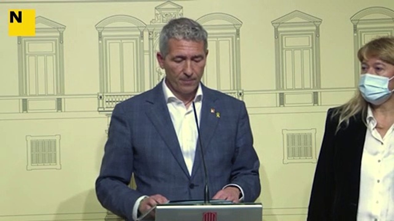El conseller d'Educació de la Generalitat, Josep Gonzàlez-Cambray, i la consellera de Cultura, Natàlia Garriga, consideren "un atac" la decisió del TS de rebutjar el recurs del govern català a l'ordre del 25% de castellà a l'escola