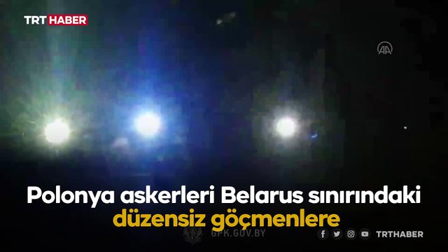 Belarus-Polonya sınırında göçmenlere sert müdahale