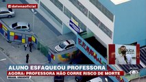 A equipe do Brasil Urgente acompanha um caso de violência em uma escola de São Paulo, onde um aluno esfaqueou uma professora. #BrasilUrgente