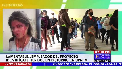 ¡Intolerancia! A “trompadas” se agarran empleados de Identificate en la UPNFM