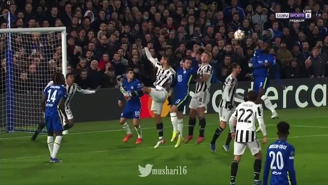 هدف تشيلسي الأول في مرمى يوفنتوس