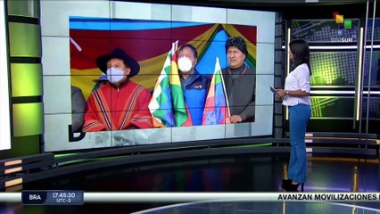 Morales: Nuestra marcha es para defender la democracia frente a la derecha boliviana