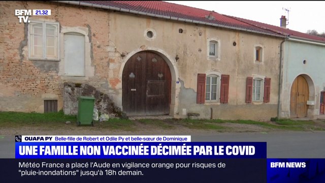 C'est grâce à ma fille que je me suis fait vacciner (...) elle m'a sauvé la vie : la belle-fille d'un couple d'octogénaires non-vaccinés, morts du Covid-19 dans les Vosges, témoigne