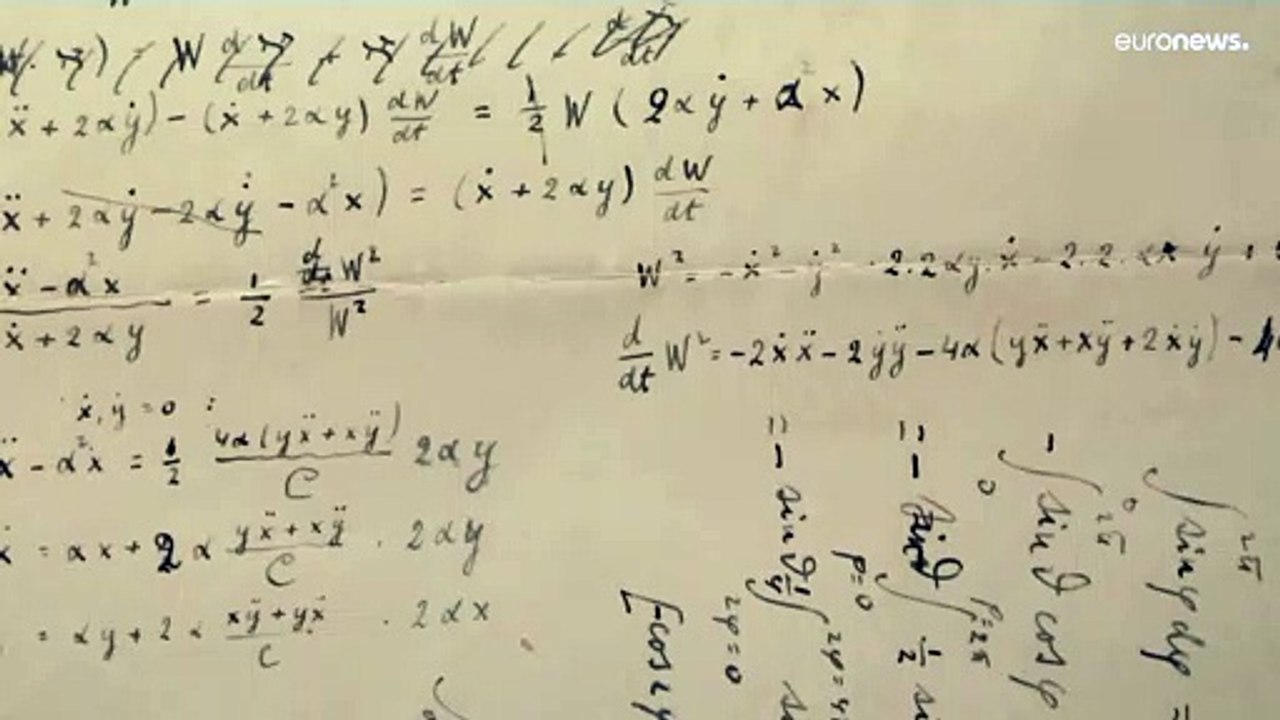 11,6 millions d'euros : un record aux enchères pour un manuscrit d'Einstein