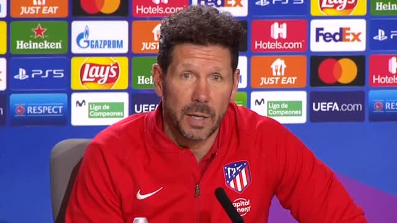 Simeone: "Tenemos que estar fuertes y llevar el juego donde les podemos hacer daño"