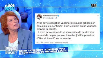 Véronique Genest revient sur son tweet polémique sur le vaccin