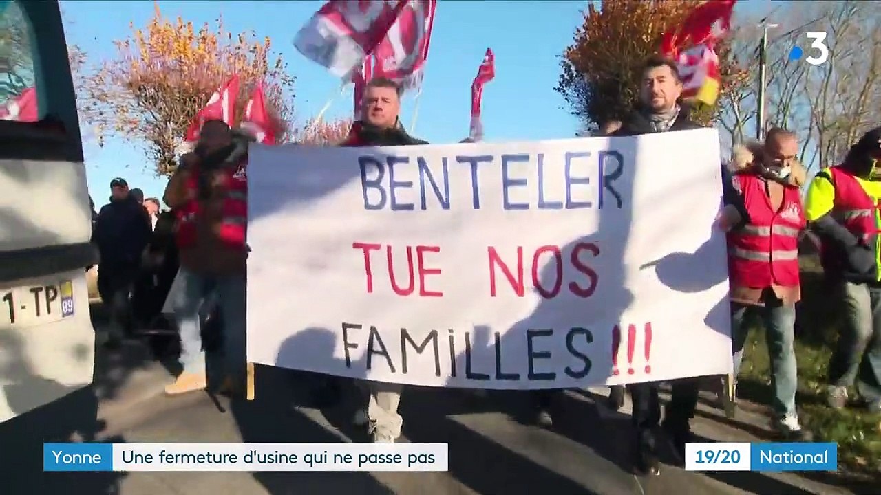 Yonne : opération "ville morte" à Migennes en soutien aux salariés de Benteler
