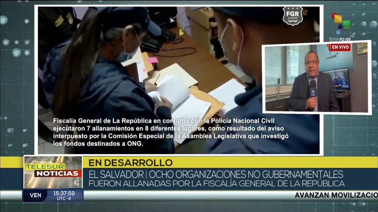 El Salvador: Fiscalía allana sedes de Organizaciones No Gubernamentales