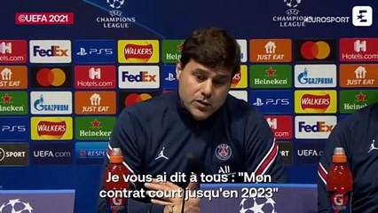 pochettino : "Mon contrat court jusqu'en 2023, je suis heureux à Paris"