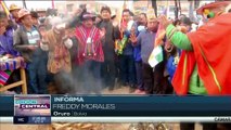 Bolivia: Ciudadanos y movimientos sociales realizan marcha patriótica en defensa de la democracia