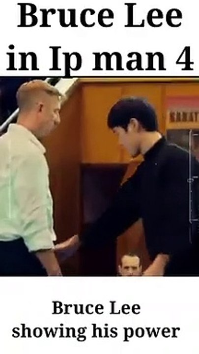 Bruce Lee punch power.