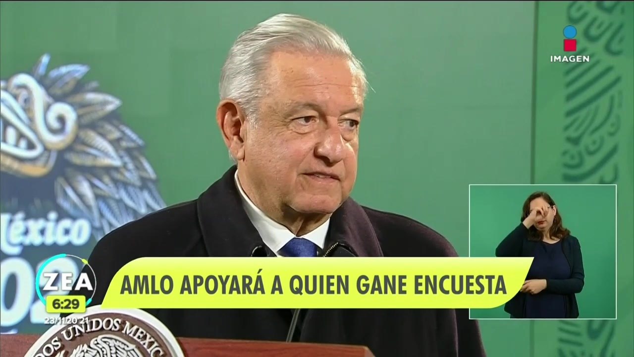 López Obrador apoyará a quien gane la encuesta de Morena rumbo a 2024