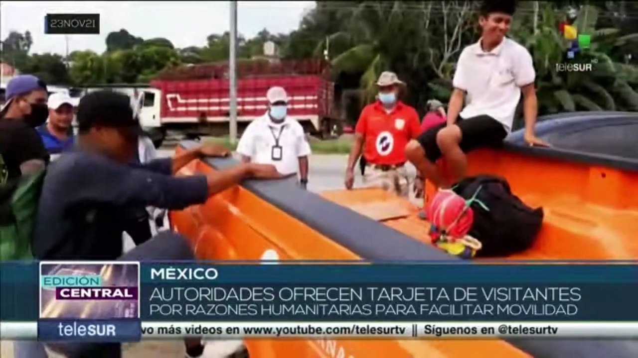 México: Autoridades ofrecen tarjetas de visitantes por razones humanitarias a migrantes