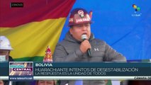 Edición Central 23-11: Bolivianos se movilizan en respaldo al Gobierno de Luis Arce