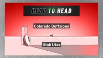 Colorado Buffaloes at Utah Utes: Spread