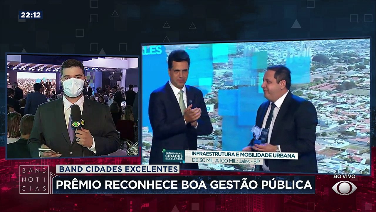 A entrega do Prêmio Band Cidades Excelentes contou com a participação de uma série de autoridades em Brasília.