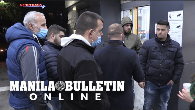 Relatives of bus crash victims gather outside Bulgarian hospital