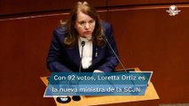 Senado elige a Loretta Ortiz como nueva ministra de la Suprema Corte