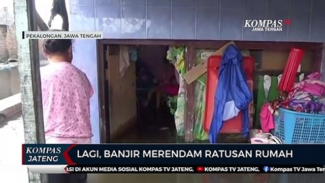 Banjir Merendam Ratusan Rumah di Pekalongan