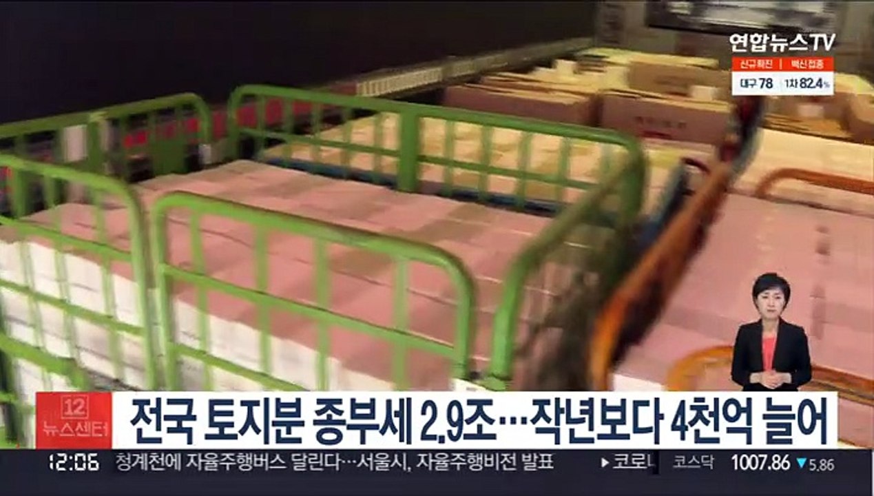 전국 토지분 종부세 2.9조…작년보다 4천억 늘어