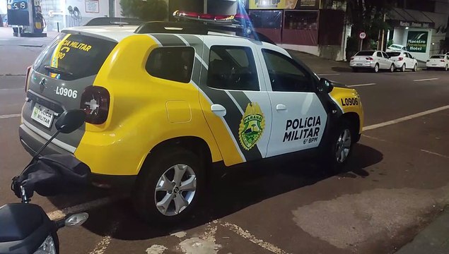 Ladrão estoura porta de vidro e furta TV de 60 em estabelecimento comercial no Centro