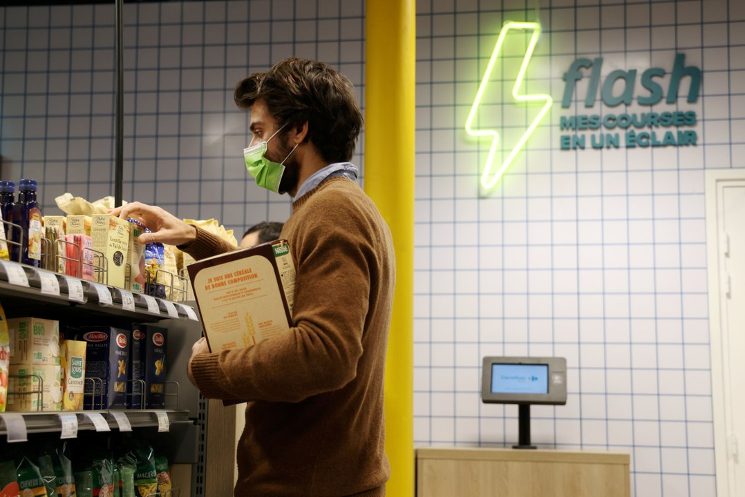 Carrefour Flash, le premier magasin où le passage en caisse ne dure pas plus de 10 secondes