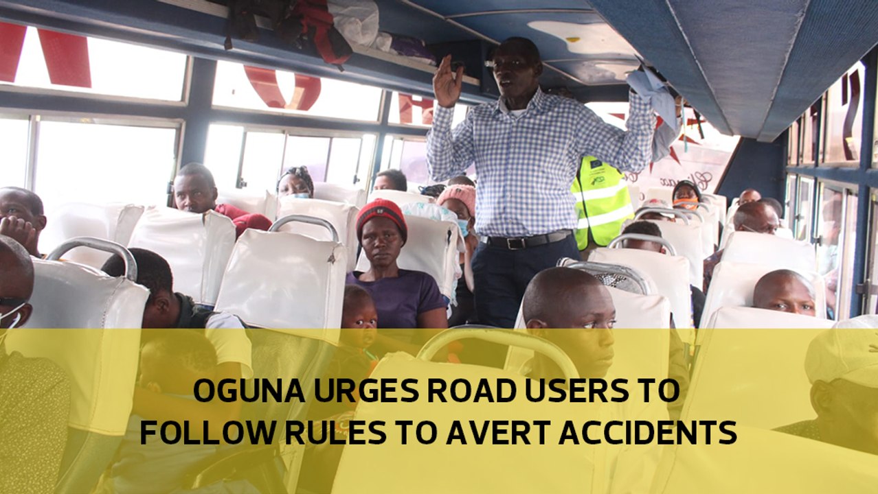 Oguna urges road users to follow rules to avert accidents